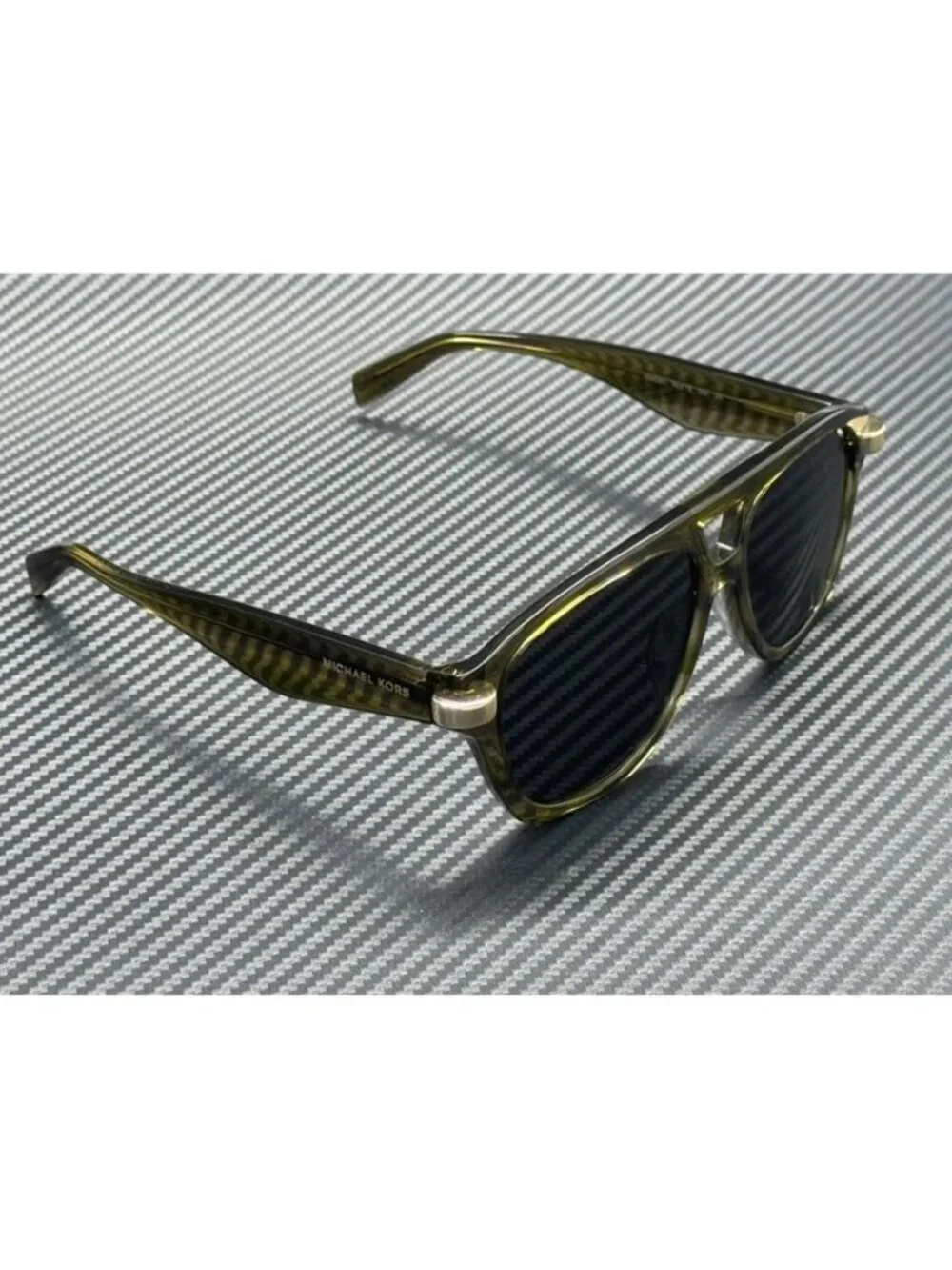 New Michael Kors Women  Olive Horn Sunglasses -15-140